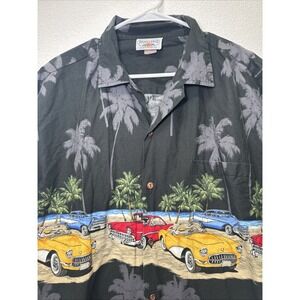 Pacific Legend XL Hawaiian Classic Cars Palm‎ Beach Black Vintage Camp